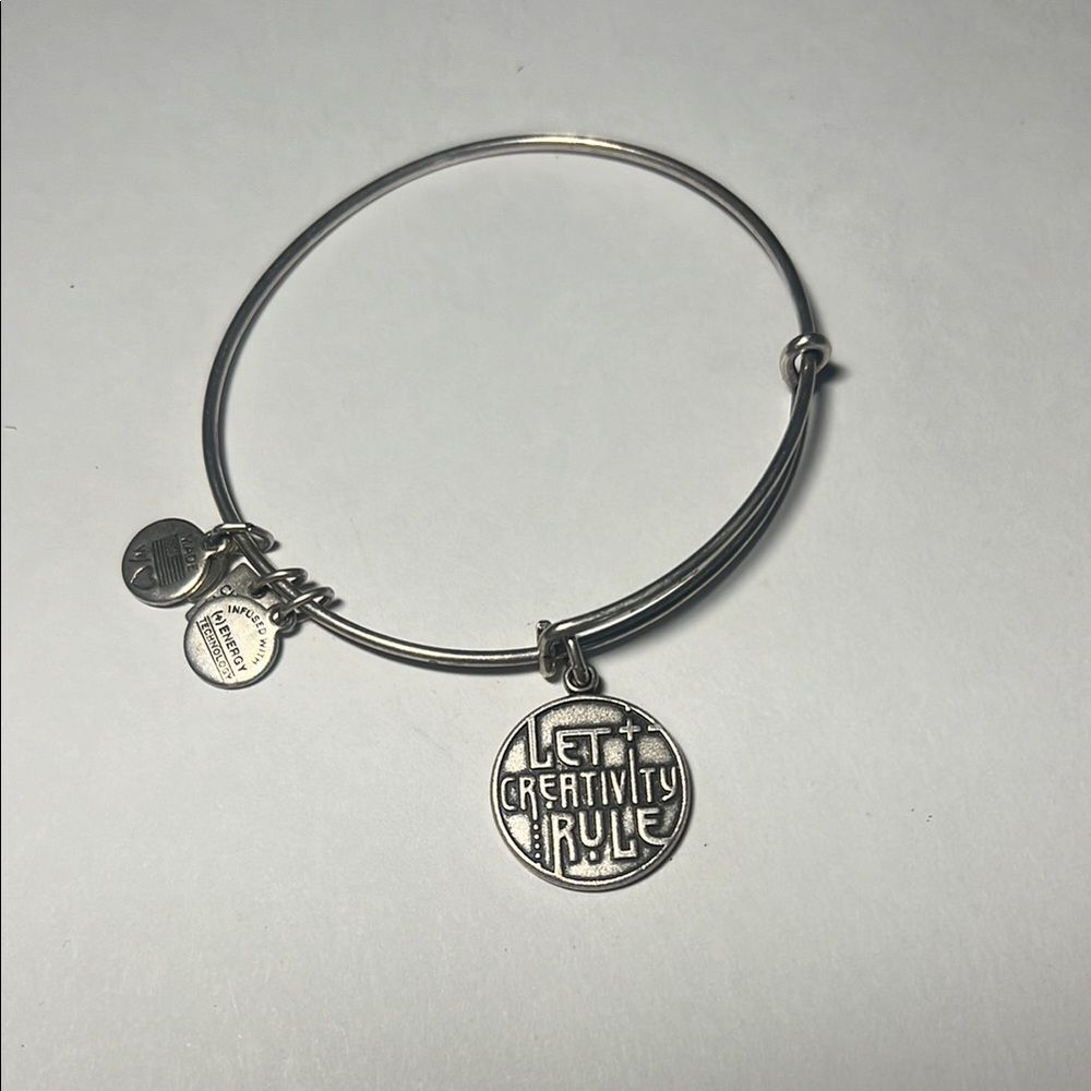 Alex and Ani Let Creativity Rule Silver Bangle Bracelet